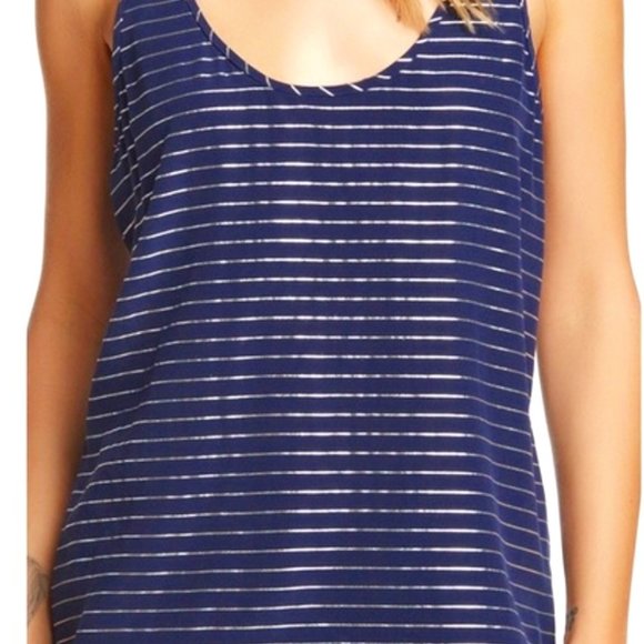 Joie Zanella Striped Silk Tank - Picture 1 of 5
